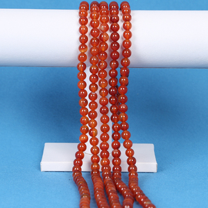 Aaaaa Bán Buôn Tự Nhiên <span class=keywords><strong>Red</strong></span> <span class=keywords><strong>Agate</strong></span> Đá Quý Thông Tư Loose Bead 4/6/8/10Mm Vòng Cổ Vòng Tay <span class=keywords><strong>Agate</strong></span> Đồ Trang Sức - Product Image 5