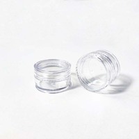 Pots cosmétiques vides transparents personnalisables en PS de 6,5g 5ml pour crème contour des yeux et poudre libre, emballage cosmétique OEM/ODM Avantis