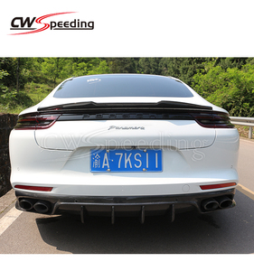 DIFFUSEUR ARRIÈRE EN FIBRE DE CARBONE STYLE CWS pour <span class=keywords><strong>PORSCHE</strong></span> <span class=keywords><strong>PANAMERA</strong></span> 2016-2023 - Product Image 5