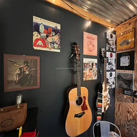Support mural minimaliste en vinyle acrylique support mural en acrylique présentoir pour albums, présentoir CD, étagères de collection de cartes