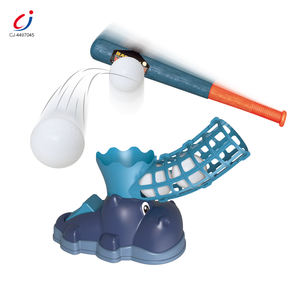 Chengji Kinder-Sportspielzeug-Kombiset Nilpferd-förmiger <span class=keywords><strong>Baseball</strong></span> Fußantrieb-Werfer Preiswertes Outdoor-Sportspielzeug Kinder-Plastik-Baseballschläger - Product Image 1