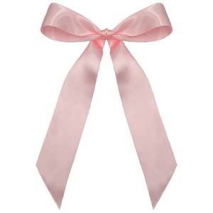 Cintas de Gordon cinta de satén rosa claro brillante al por mayor Navidad 1 pulgada rollo de cinta de satén de una cara brillante para caja de regalo DIY - Product Image 4