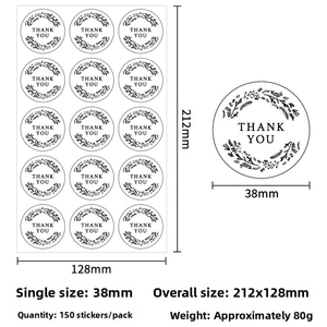 Autocollants adhésifs transparents imprimés offset, étiquettes d'emballage, scellage étanche, découpés sur mesure, ronds, robustes - Product Image 4