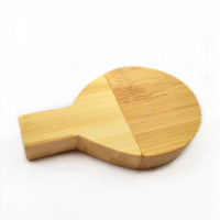 Vente en gros Raquette de table en bambou, noyer, érable Forme 1GB/2GB/4GB/8GB/16GB Clé USB en bois