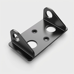 Soporte en U de alta resistencia, acero al carbono con recubrimiento en polvo, doblado para maquinaria industrial, fabricante de fábrica OEM ODM personalizado - Product Image 1