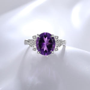 เครื่องประดับดีไซน์ใหม่สไตล์วินเทจอิตาลี ประดับคริสตัลและเพชรเทียม 3.07 มม. แหวนหมั้นโลหะแฟชั่นสำหรับผู้หญิงสุดหรู ฤดูใบไม้ผลิ 2023 - Product Image 2