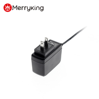 Alimentation murale certifiée UL FCC PSE, AC 100-240V, DC 5.5V 6.5V 7.5V 9V 500mA, prise US JP, adaptateur secteur 12V 1A