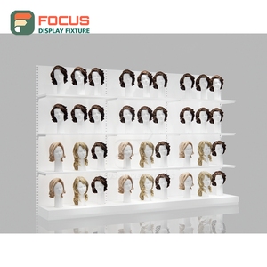 High End Hair Extension Display Counter Glass Top Drawer Shelf Human Hair Display Counter Cabinet - Product Image 1