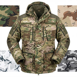 Giacca Impermeabile 3 in 1 Ecologica, Alla Moda e Versatile, Effetto Mimetico, Idrorepellente, per Viaggi e Techwear, Direttamente dalla Fabbrica - Product Image 1