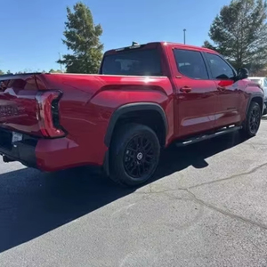 Espejo retrovisor de cuero de doble fila para Toyota Tundra Híbrida 4WD Automática, de calidad de importación, para uso comercial y todoterreno, con LED izquierdo oscuro. - Product Image 2