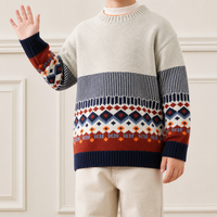 Sweat-shirts d'hiver pour enfants OEM, logo personnalisé, vêtements à manches longues pour enfants, vente en gros de chemises de sport rayées pour enfants