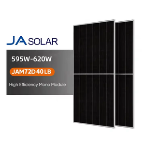 Module solaire photovoltaïque JA Solar d'origine, bifacial, double vitrage, type N, HBC HJT 595-620W - Product Image 6