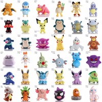 Vente en gros mixte d'usine de 155 peluches Pokémon de haute qualité de 8 pouces, Pikachu, Charmander, jouets de dessin animé, poupées pour machine à griffes