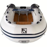 Bateau pneumatique semi-rigide (RHIB/RIB) de 10,5 pieds pour 5 personnes avec compartiment de rangement avant en aluminium étanche, idéal pour la pêche de luxe, fabriqué en Chine, faible MOQ