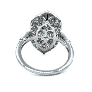 Anneaux de mariage éternels en or blanc massif 18 carats de haute qualité, nouvelle conception, diamants réels taille brillant, vente en gros à Hong Kong pour femmes - Product Image 3