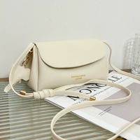 Sac Populaire 2026 Nouvelle Collection Automne Tendance Couleur Unie Sac Bandoulière Polyvalent en Cuir Souple pour Petit Marché de Niche