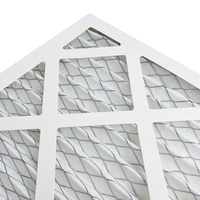 Filtre à air plissé Merv 8 pour système de climatisation et de chauffage, avec cadre en carton