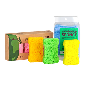 <span class=keywords><strong>Esponja</strong></span> de Cocina en Forma de 8, para Fregar Autos, Antiarañazos, de Microfibra, Natural, Multiusos, de Pulpa de Madera y Celulosa - Product Image 6