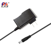 Adaptateur secteur OEM ODM 12V 1A AC/DC 12V 1000mA 5,5 mm*2,1 mm à montage mural, prise US, alimentation 12W, adaptateur 12V 1A pour humidificateur