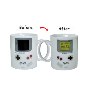 <span class=keywords><strong>Tazas</strong></span> de café de cerámica de 11oz, taza negra que cambia de Color mágico con agua caliente, sublimación creativa personalizada - Product Image 3