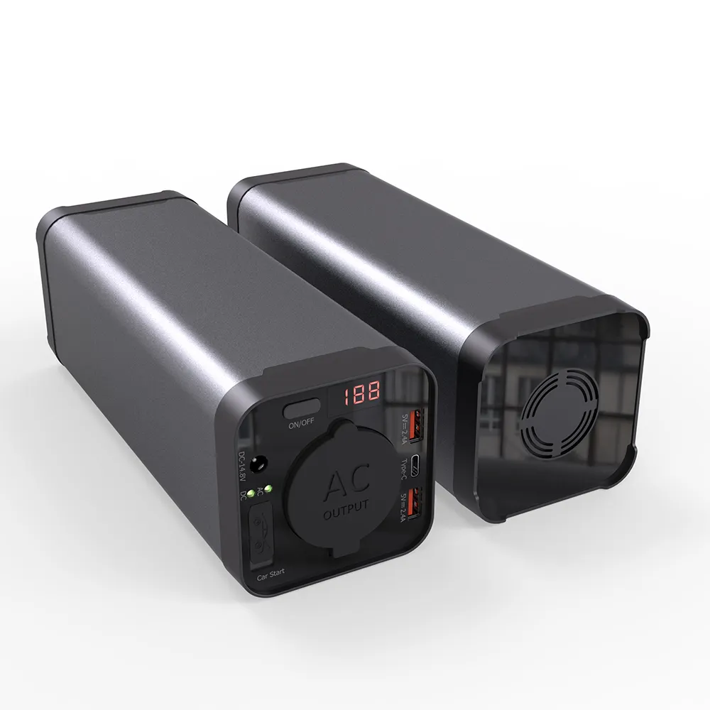 40800mah Portable Laptop Outdoor Power Supply PD function AC output 220V 50hz 60hz 150W Computer Power Bank
