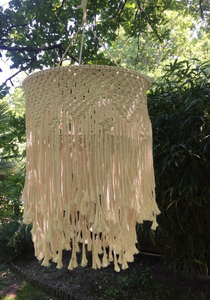 Boho Lumière Fringe Lustre Bohème Gland Lampe Macrame <span class=keywords><strong>Abat</strong></span>-<span class=keywords><strong>Jour</strong></span> - Product Image 6