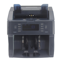 Mesin Penghitung Uang Kertas Muatan Depan 900/1300/1800 Pcs/menit Dengan Deteksi UV MG DD IR, Kecepatan Penghitungan Dapat Diatur