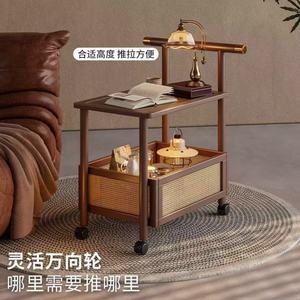 Mobile <b>Storage</b> Rack <b>for</b> <b>Living</b> <b>Room</b> Versatile <b>Side</b> Cart Bedside <b>Table</b> Sofa Vintage <b>Side</b> <b>Table</b> Retro Nightstand - Product Image 5