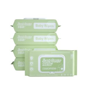 Lingettes pour bébé sans conservateur testées par SGS, 99,95 % d'eau, 0,05 % d'<span class=keywords><strong>extrait</strong></span> de <span class=keywords><strong>pamplemousse</strong></span>, lingettes pour le soin de la peau sans produits chimiques - Product Image 1