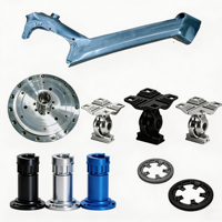 Forgage de précision sur mesure en acier inoxydable, acier au carbone et aluminium pour pièces de vélo avec tournage CNC et finition électrolytique