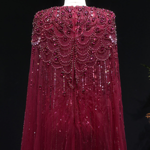 Sharon ha detto SS399 abiti <span class=keywords><strong>da</strong></span> <span class=keywords><strong>sera</strong></span> di lusso Dubai cristallo verde salvia con mantella oro <span class=keywords><strong>fucsia</strong></span> elegante <span class=keywords><strong>abito</strong></span> <span class=keywords><strong>da</strong></span> festa di nozze <span class=keywords><strong>da</strong></span> donna - Product Image 6