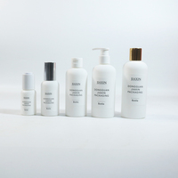 Distributeur de savon liquide en mousse PET ovale réutilisable 250 ml 300 ml, vide, pour désinfectant pour les mains et nettoyant visage