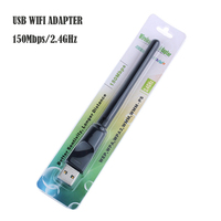Adaptador USB Inalámbrico Wifi Ralink Rt 5370, Dongle de 150mbps, Tarjeta de Red LAN para Receptores