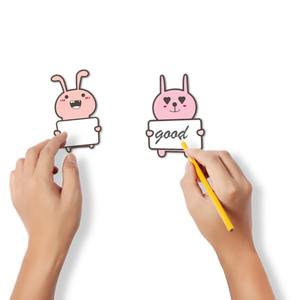 Etiquetas Adhesivas con <span class=keywords><strong>Nombre</strong></span> de Conejito para <span class=keywords><strong>Niños</strong></span>, Etiquetas de Papel con Forma Irregular y Recubrimiento UV Anti-Falsificación - Product Image 3