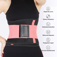 Ceinture de soutien lombaire en néoprène pour femme, amincissante et très élastique, pour maintien du bas du dos