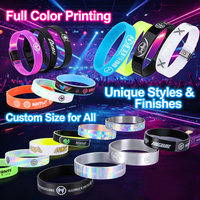 Pulseras Personalizadas Luminosas para Discotecas, Pulseras de Identificación Personalizadas para Ambiente Festivo, Pulseras de Múltiples Materiales para Bares y Fiestas