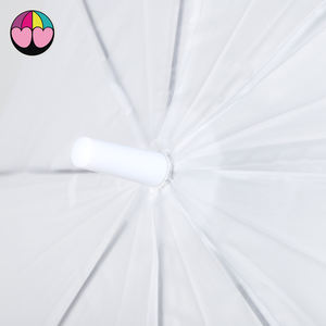 <span class=keywords><strong>Grand</strong></span> <span class=keywords><strong>parapluie</strong></span> de plage droit et <span class=keywords><strong>Transparent</strong></span>, <span class=keywords><strong>grand</strong></span> format, en plastique POE, semi-automatique, 90cm, vente en gros, bon marché - Product Image 4