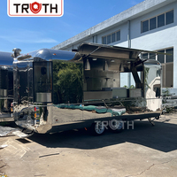 Camion de restauration mobile personnalisé Truth, cuisine entièrement équipée, remorque personnalisable pour hamburgers, pizzas, café et traiteur extérieur