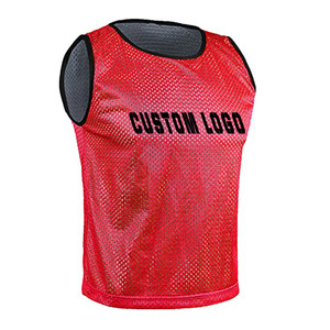 Uniforme escolar con estampado personalizado de fábrica, Baberos de fútbol, chaleco reversible de malla de secado rápido, Baberos de entrenamiento de talla grande para fútbol - Product Image 5