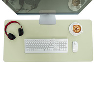 Tapis de souris pour jeux de bureau Tapis de souris antidérapant Tapis de souris étendu Tapis de bureau lavable Protecteur de clavier