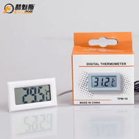 Termometer Digital TPM-10, pengukur suhu Mini elektronik kulkas dengan Sensor