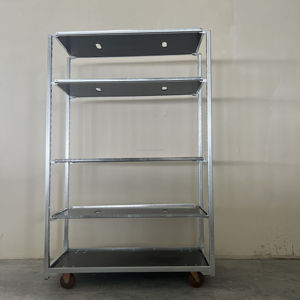 Carro danés vivero carro de transporte de plantas Carro de invernadero y con 4 ruedas Carro de flores estante de vivero - Product Image 4