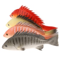 Faux poisson écologique durable, carpe artificielle, snapper, esturgeon, requin, modèle réaliste, décoration de fête à domicile, cuisine