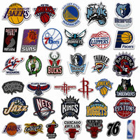 Desain logo klub basket Patch bordir,, dapat disetrika pada pakaian, Label Patch bordir