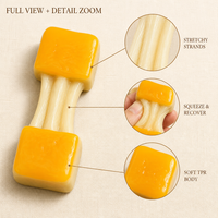 Jouet Squishy Gâteau de Riz Mignon en TPR à Remontée Lente, Extensible, Sensoriel, Anti-Stress, à Presser pour Adultes, Adolescents, Cadeau de Fête