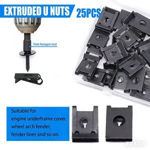 M4.2 Universal Mudguard <b>Washer</b> Bolts U Clips Hex Head Bolts For Engine Splash Guard Repair Replacement - Product Image 5