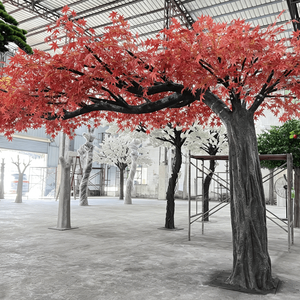 <span class=keywords><strong>Arbre</strong></span> d'érable artificiel rouge sur mesure pour extérieur, hauteur 3m, largeur 6m, faux <span class=keywords><strong>arbre</strong></span> d'érable pour sites touristiques et décoration commerciale - Product Image 2