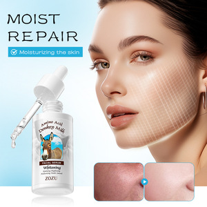 Ensemble de soins de la peau au lait d'ânesse biologique ZOZU en marque privée, série éclaircissante et hydratante à l'acide hyaluronique et aux acides aminés pour femmes - Product Image 6