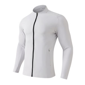 Bulk-Supply Premium Luxurious Warm Men's Soft Skin-Friendly, Breathable & Cozy <b>All</b>-<b>in</b>-<b>One</b> <b>Fleece</b> Feel Full-Zip Mock Neck Jacket - Product Image 2