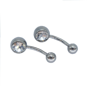 Chất Lượng Tốt Nhất Titanium Zircon <span class=keywords><strong>Belly</strong></span> Nhẫn Nút Navel Nhẫn Body Piercing Trang Sức - Product Image 6